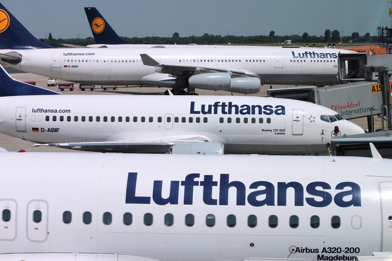    Lufthansa airline and its customers face the next major strike as its ground staff stop work at 5 German air...