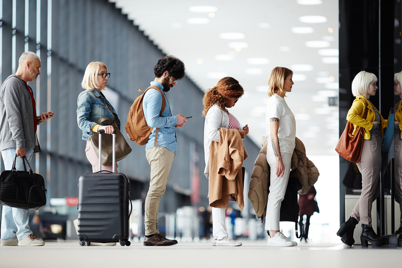    Check-in, baggage drop-off, security check, and boarding: Passengers often have to find their boarding pass...
